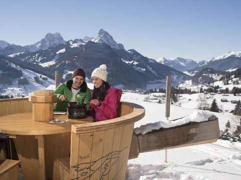 Fondue Schönried, Ferienregion Gstaad