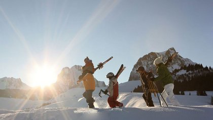Skifahren im Gantrisch Gurnigel Gebiet
