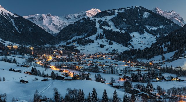 Winter in Gstaad, Ferienregion Gstaad