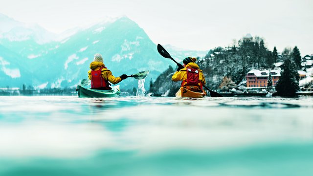 Winter Kajak Halbtagestour 