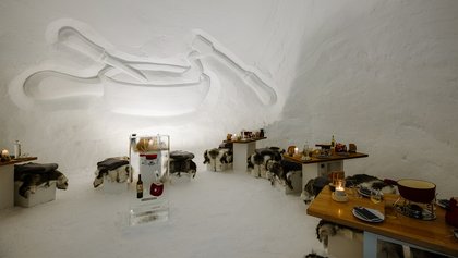 Fondue-Iglu Engstligenalp, Adelboden-Lenk-Kandersteg