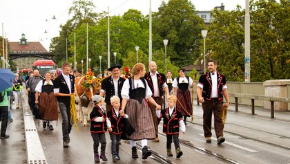Sichlete auf dem Bundesplatz, Destination Bern