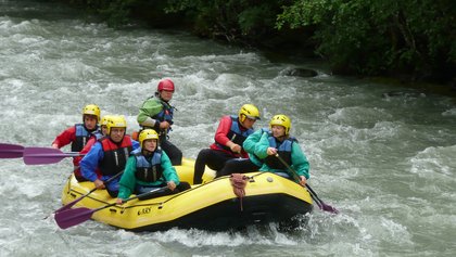 River Rafting, Ferienregion Gstaad