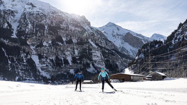 Cross-country skiing tour in Kandersteg