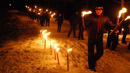 Fackelwanderung, Jungfrau Region