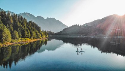 Stand Up Paddling, Arnensee