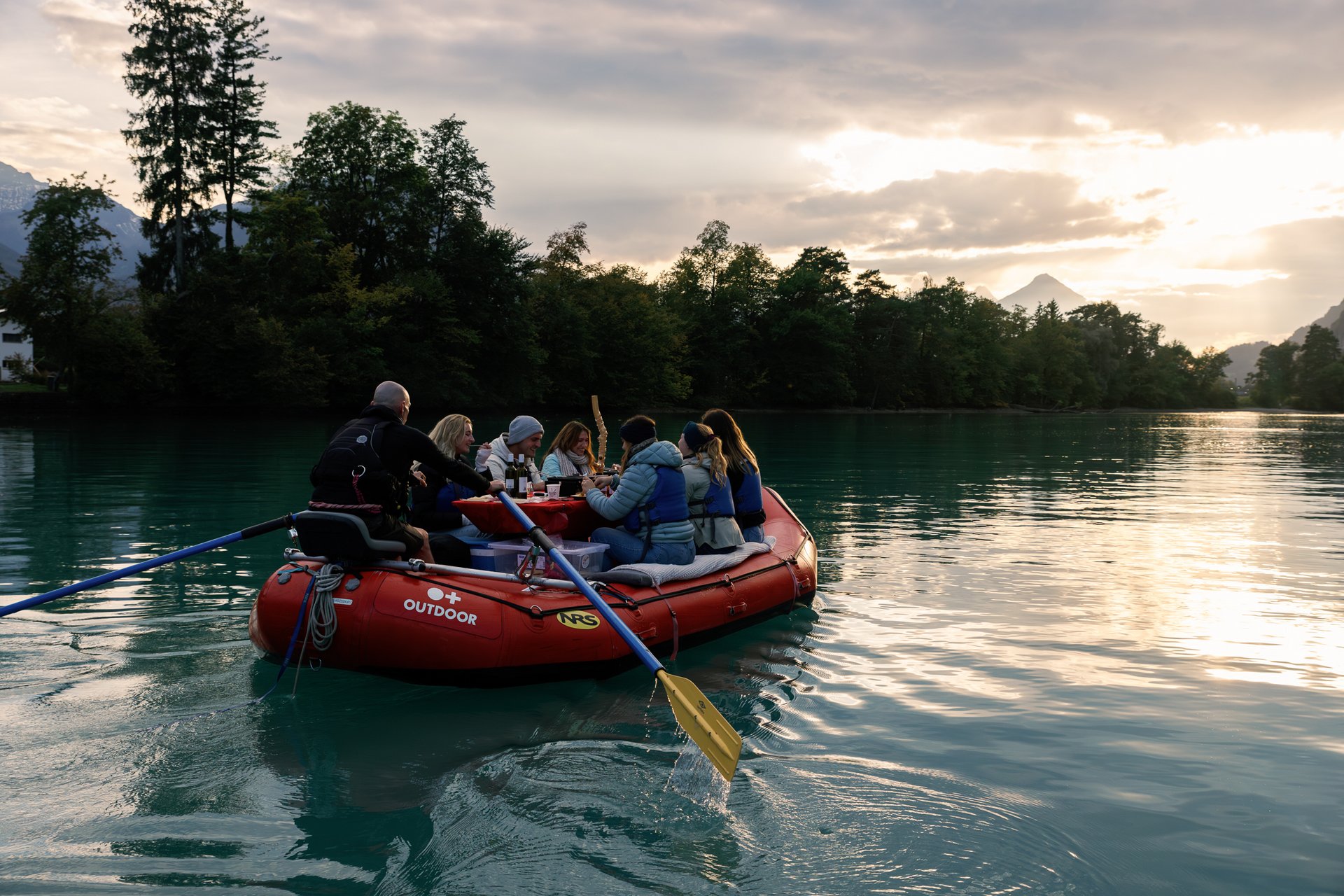 Raclette Rafting, Ferienregion Interlaken