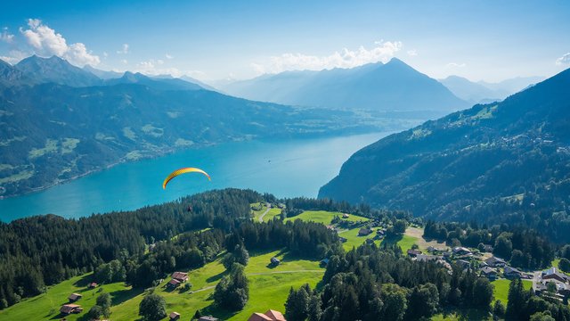Paragliding, Interlaken
