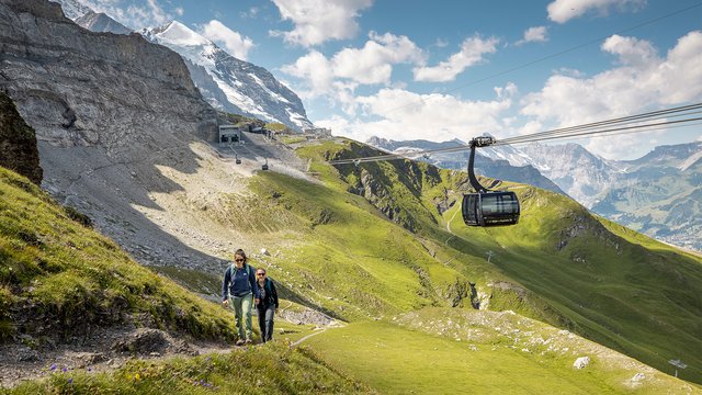 Wandern Eigertrail in der Jungfrau Region
