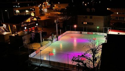 Eisfeld Langnau, Destination Bern