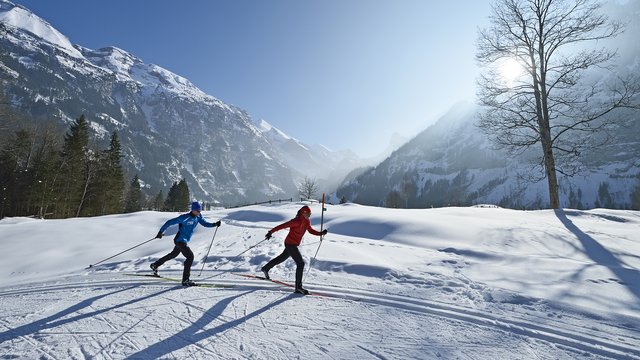 Sortie ski de fond à Kandersteg