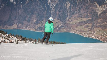 Skifahren auf der Axalp