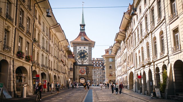 Der Zytglogge in der Berner Altstadt