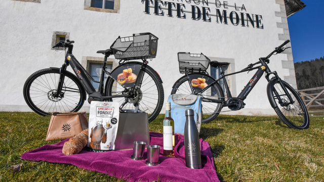 Aventure savoureuse: VTT électrique et fondue Tête de Moine