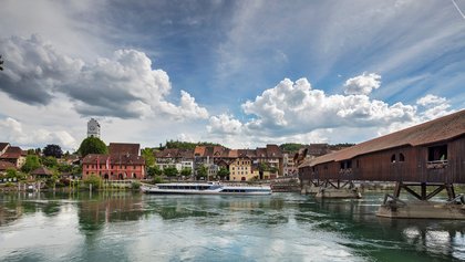 Schifffahrt auf der Aare, Biel