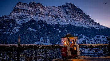 Fondue-Gondel, Hotel Belvedere, Grindelwald