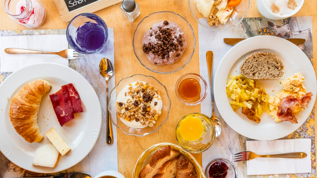 Mountain brunch on Elsigenalp
