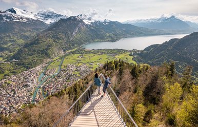 Harder Kulm, Ferienregion Interlaken