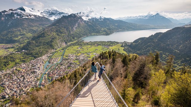 Harder Kulm, Ferienregion Interlaken