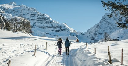 Schneeschuhlaufen Griesalp im Kiental, Adelboden-Lenk-Kandersteg