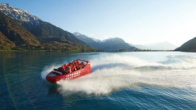 Jetboat Interlaken on Lake Brienz