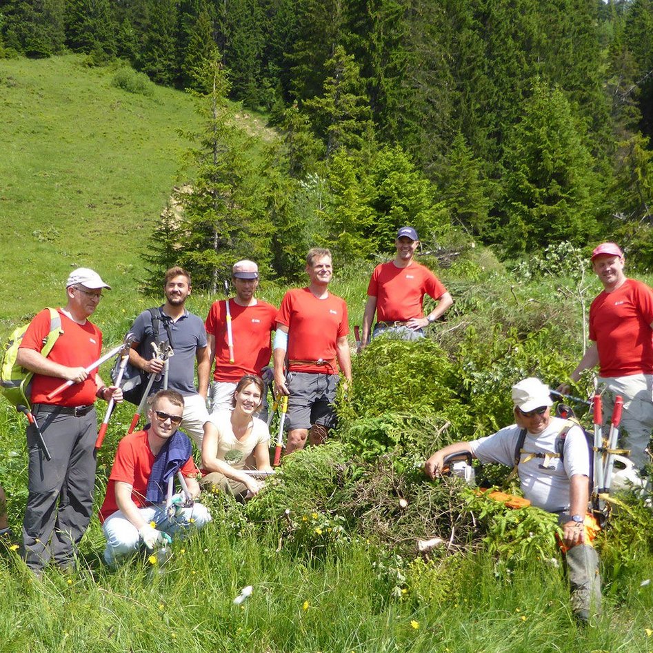 Corporate Volunteering, Naturpark Gantrisch