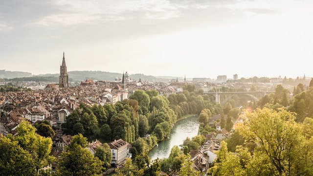 Stadt Bern im Sommer