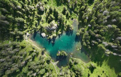 Arvenseeli auf Sunnbüel bei Kandersteg, Adelboden-Lenk-Kandersteg
