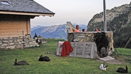 Chessibad auf der Alp Morgeten, Lenk