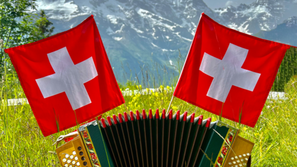 Nationalfeiertag in Mürren, Jungfrau Region