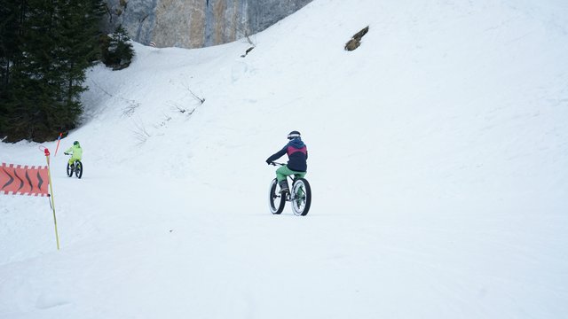 Aventure en snowbike sur l’Elsigenalp