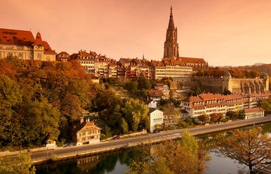 Die Stadt Bern im Herbst, Destination Bern