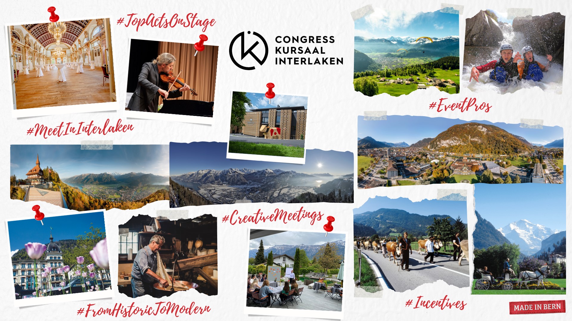 Moodboard EN, Ferienregion Interlaken