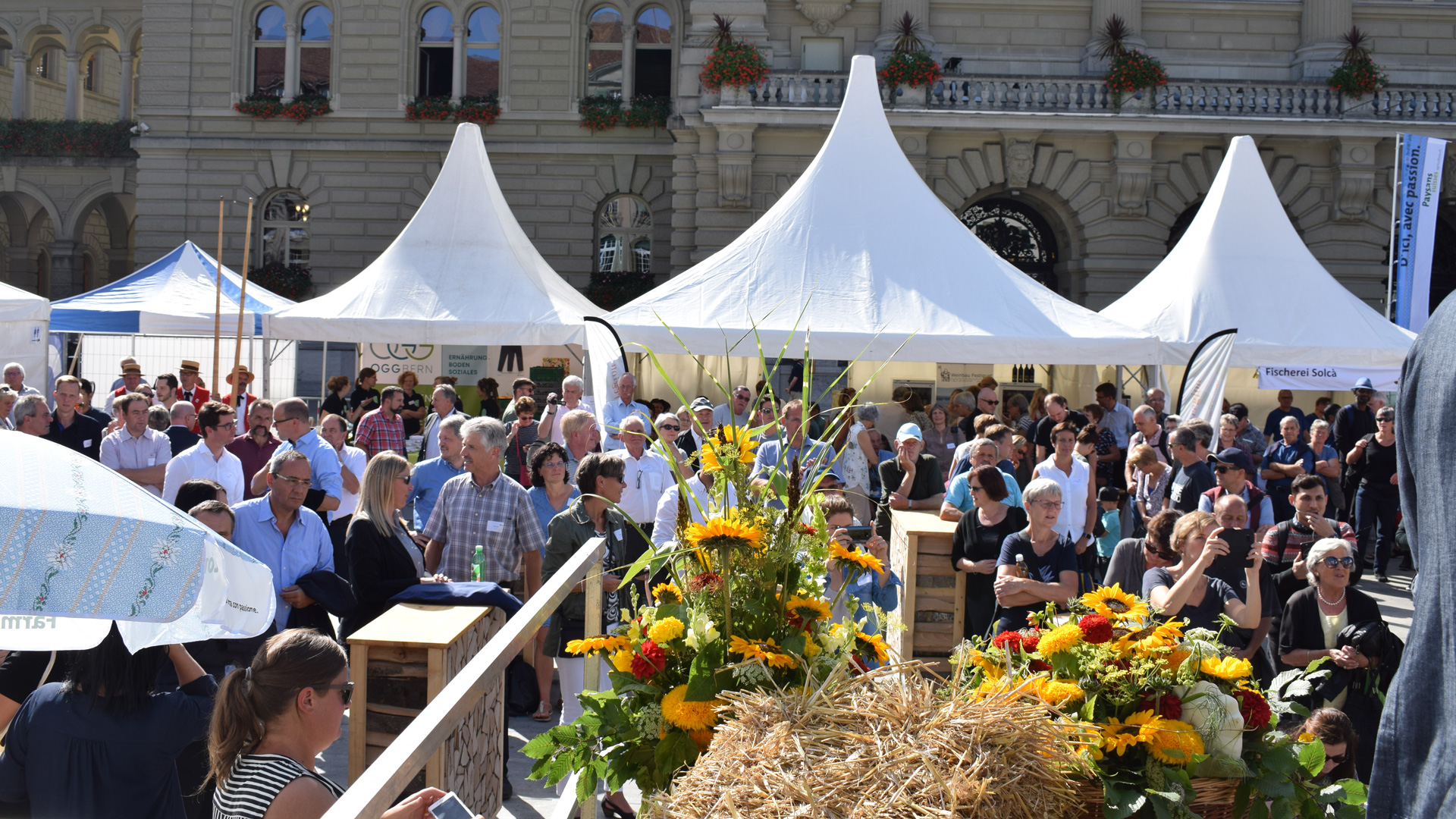Sichlete auf dem Bundesplatz, Destination Bern