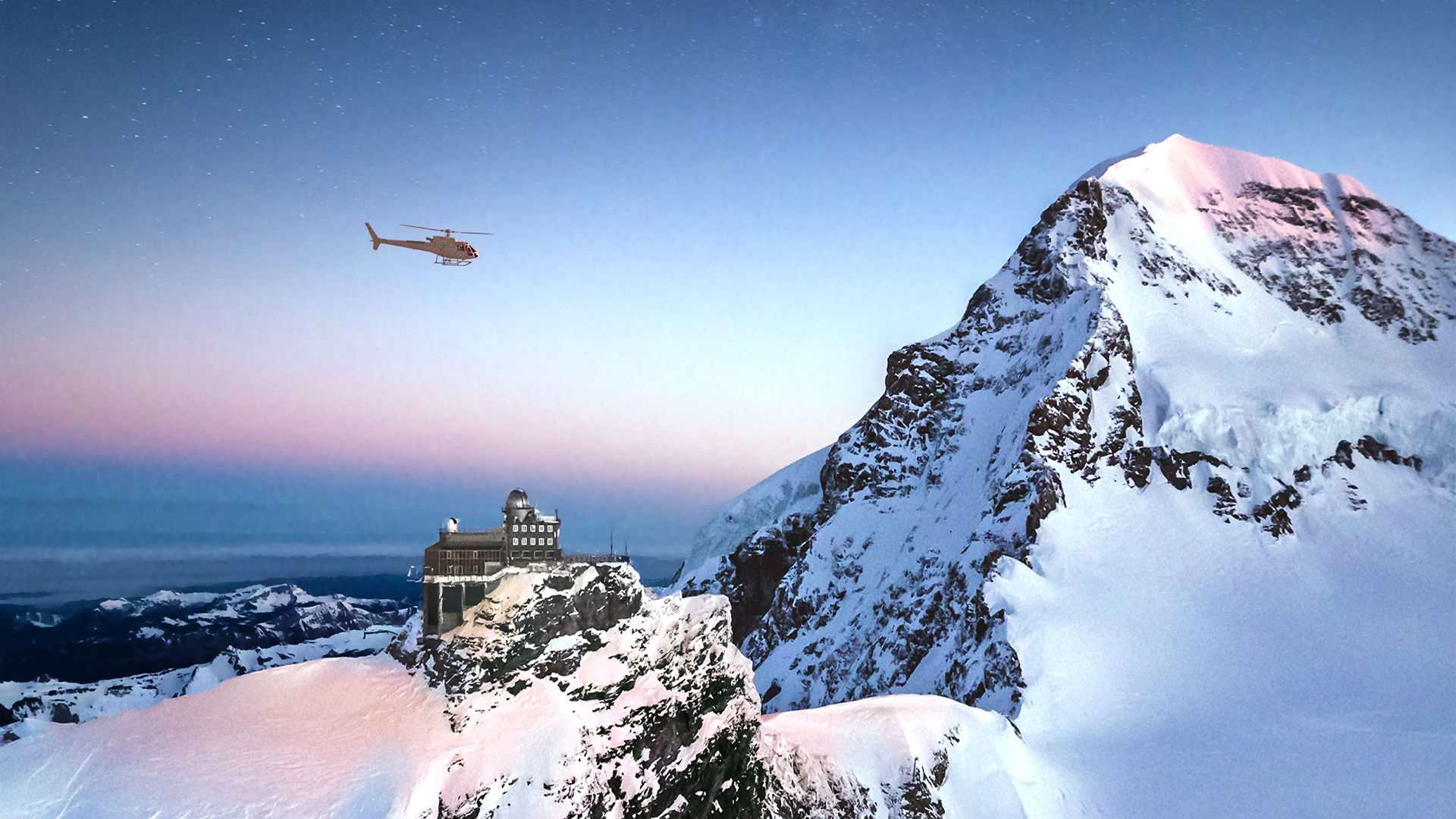 Helikopterrundflug, Jungfraujoch – Jungfrau Region