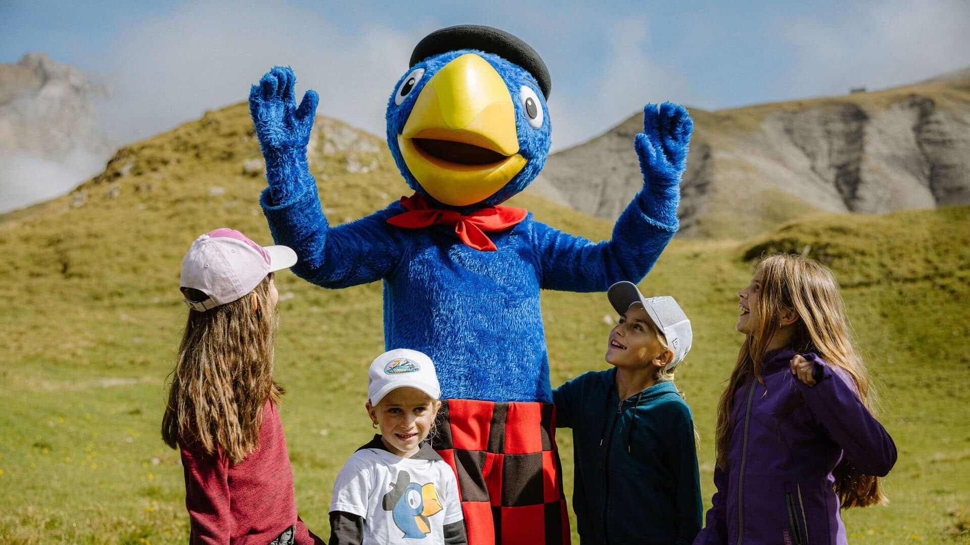 Globi Engstligenalp Adelboden, Adelboden-Lenk-Kandersteg