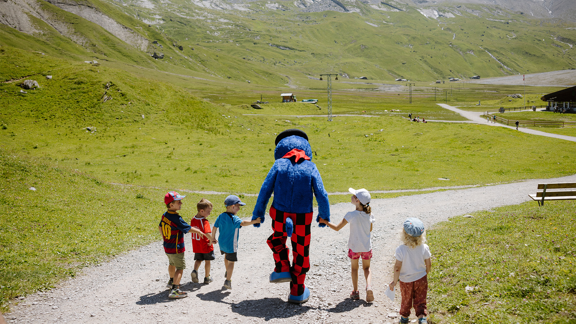 Globi Erlebnisweg auf der Engstligenalp, Adelboden-Lenk-Kandersteg